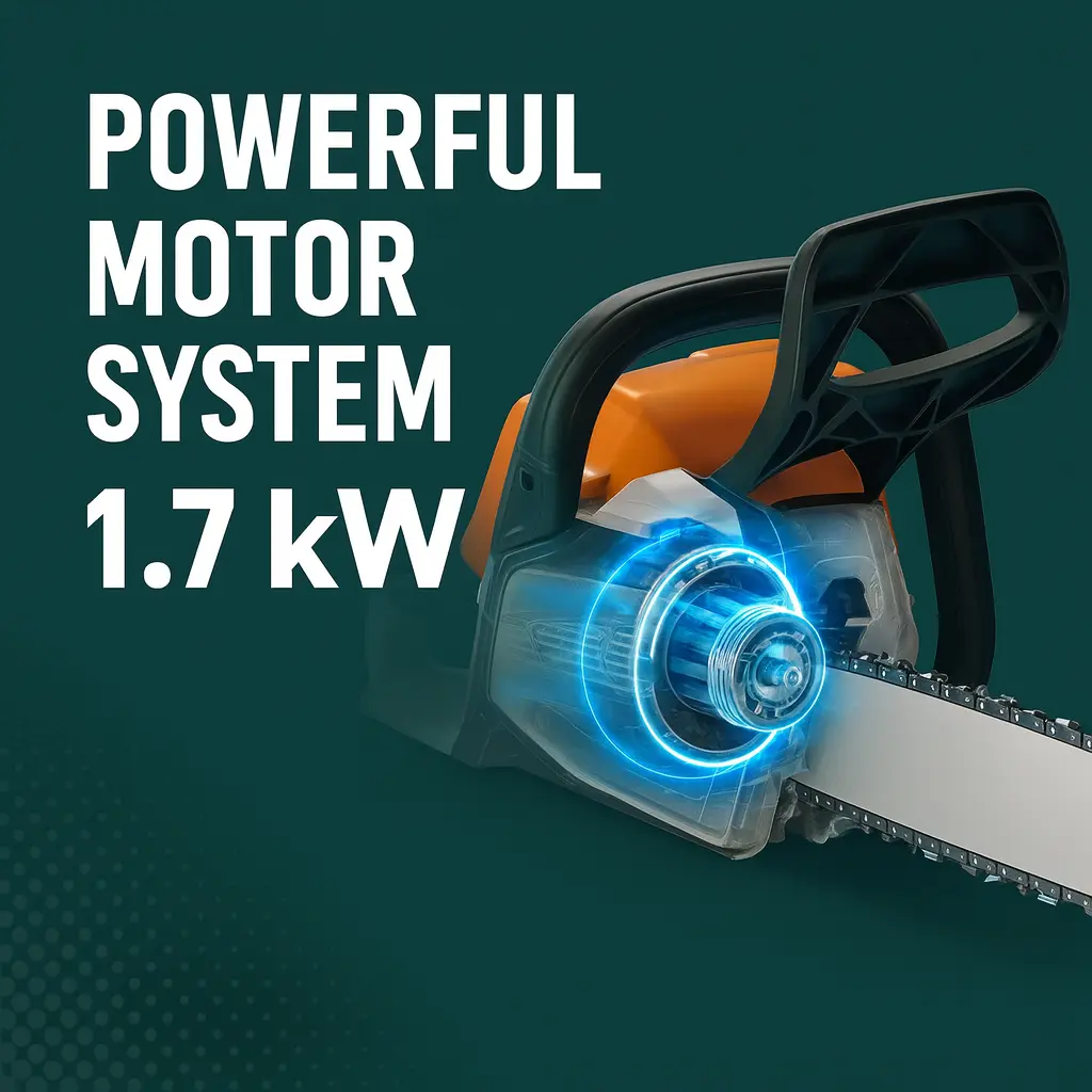 🔧 Systém motoru 1,7 kW