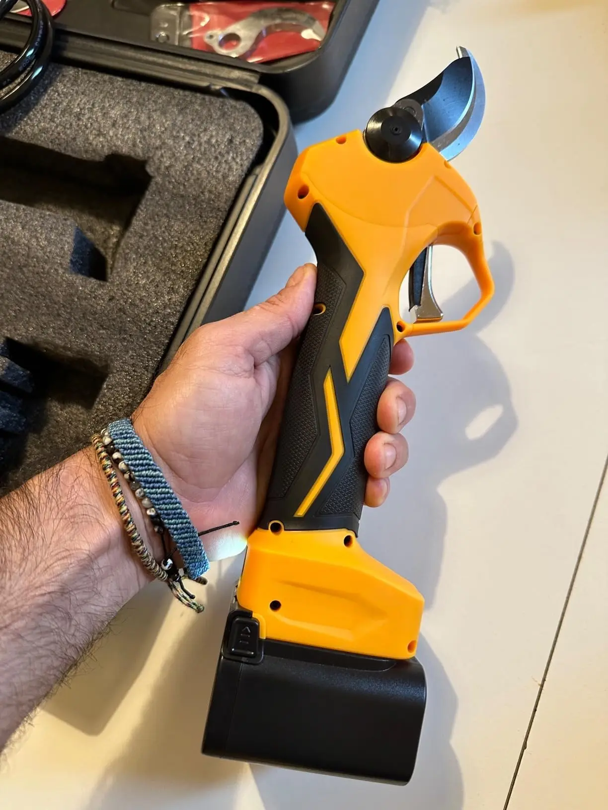 Csendes kora reggeli kertmetszés szomszédság közelében